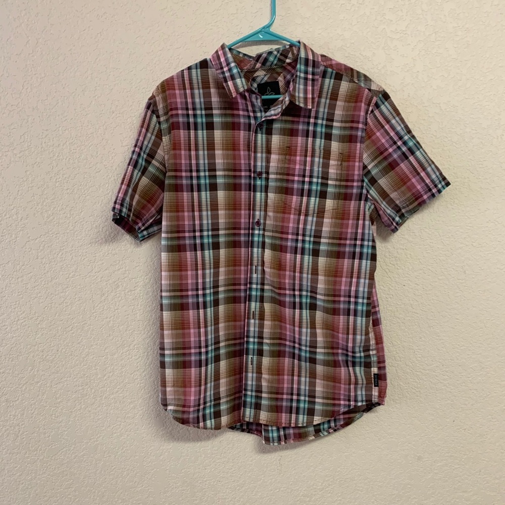 Prana men’s short sleeve button up